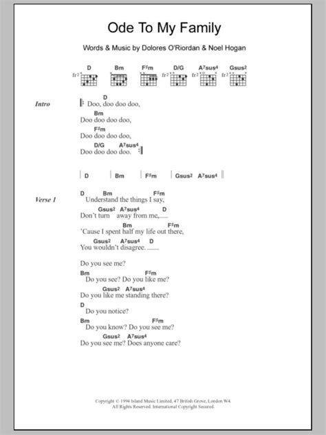 ode to my family lyric|ode to my family letra.